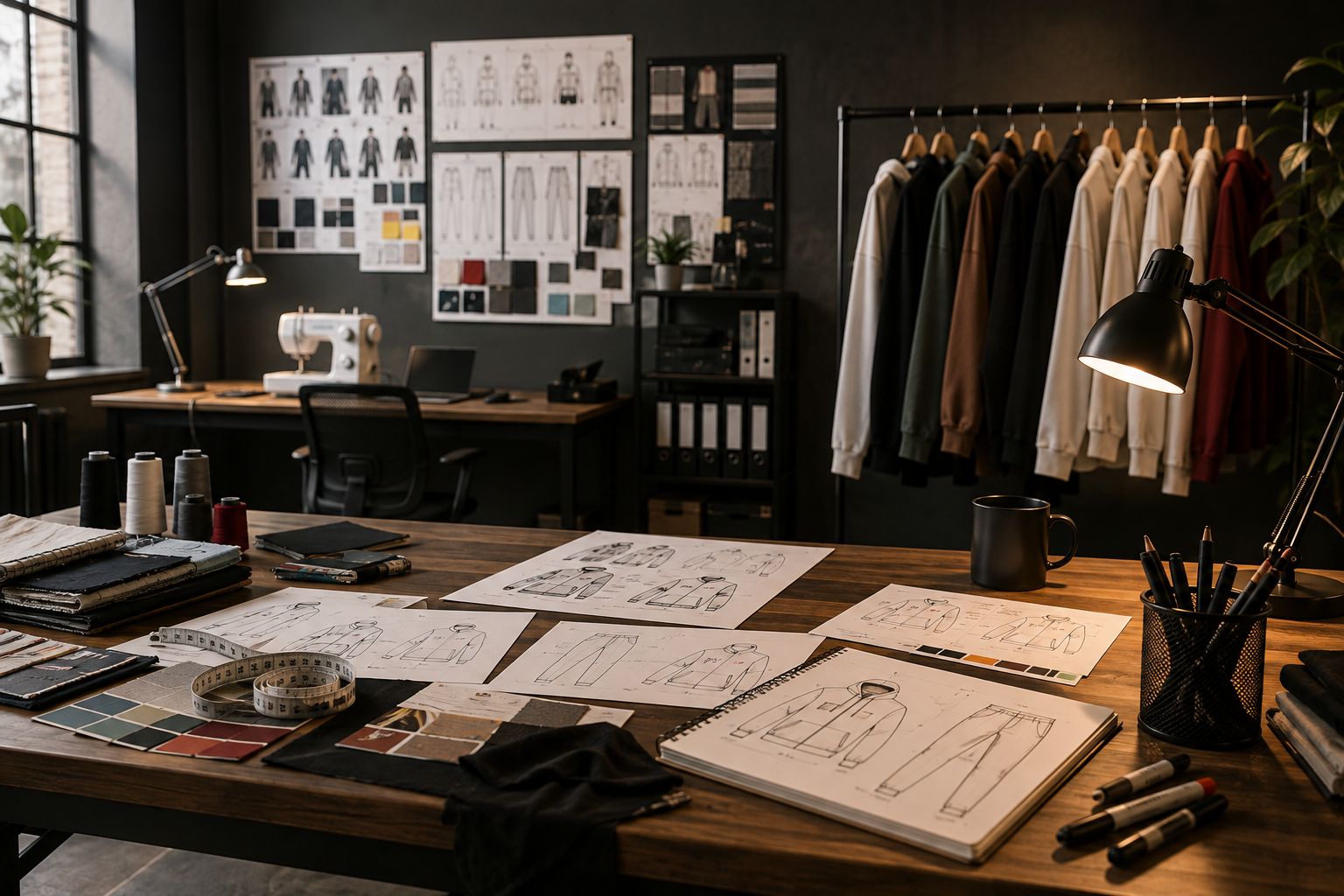 Your brief pinned on the studio moodboard